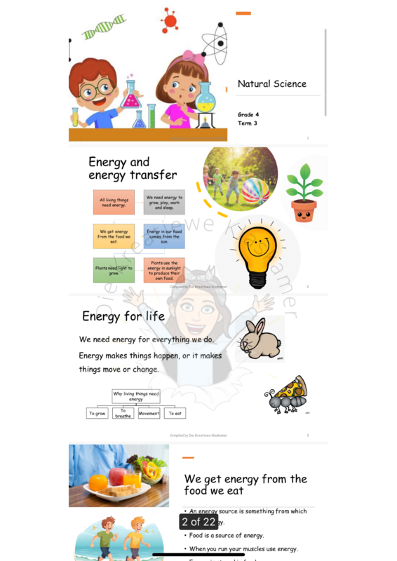 Natural Science Grade 4 Term 3 PowerPoint