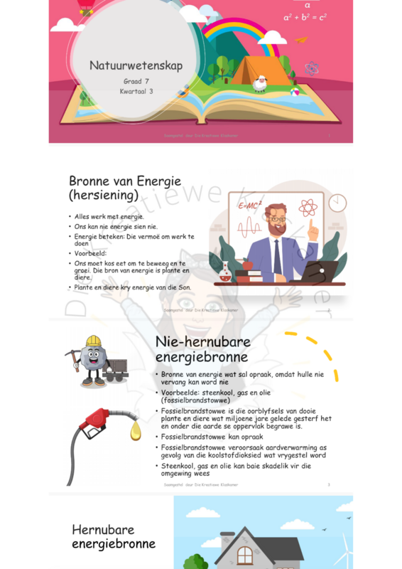 Natuurwetenskap Graad 7 Kwartaal 3 PowerPoint