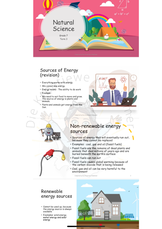 Natural Science Grade 7 Term 3 PowerPoint