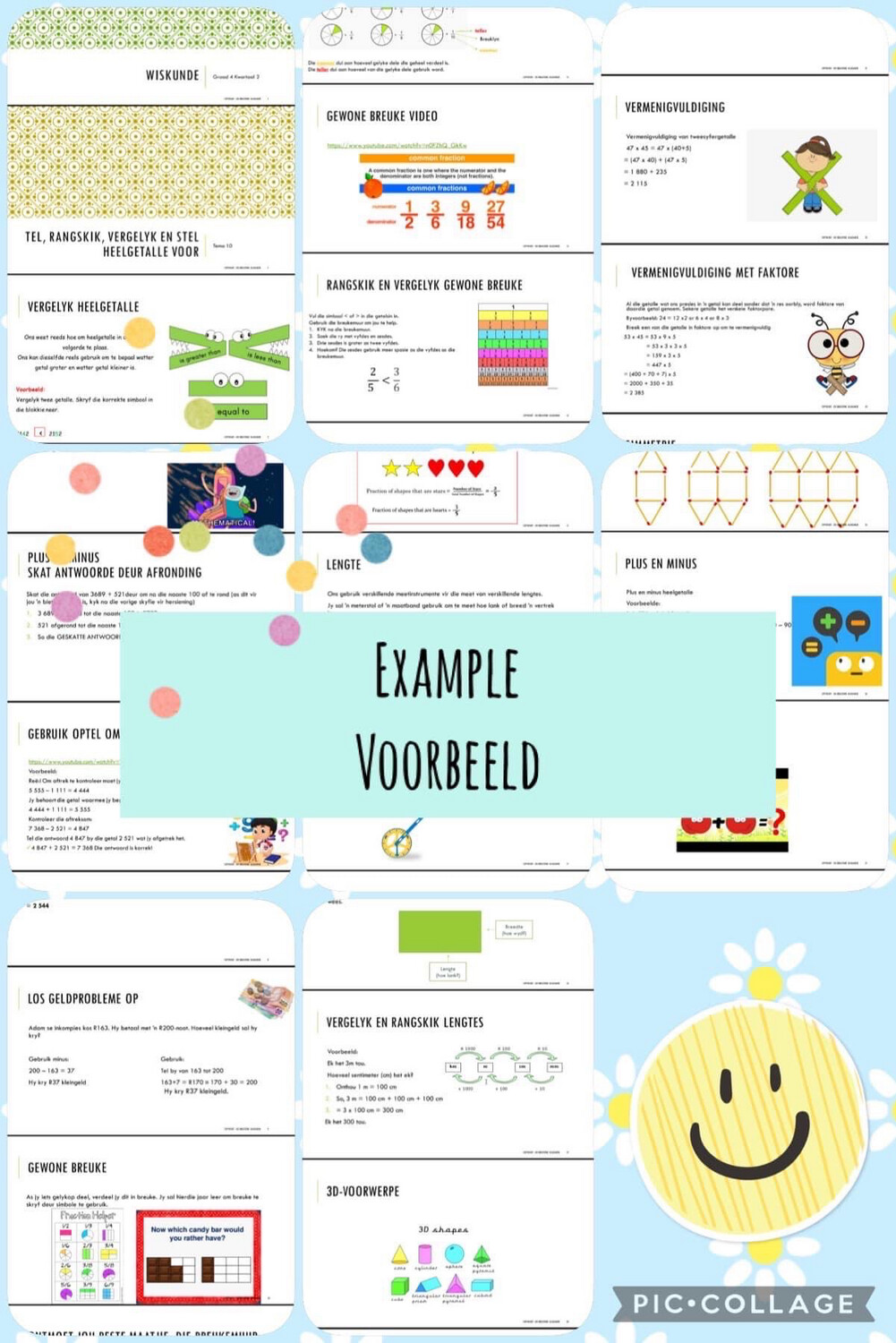 Wiskunde Graad 4 Kwartaal 2 PowerPoint