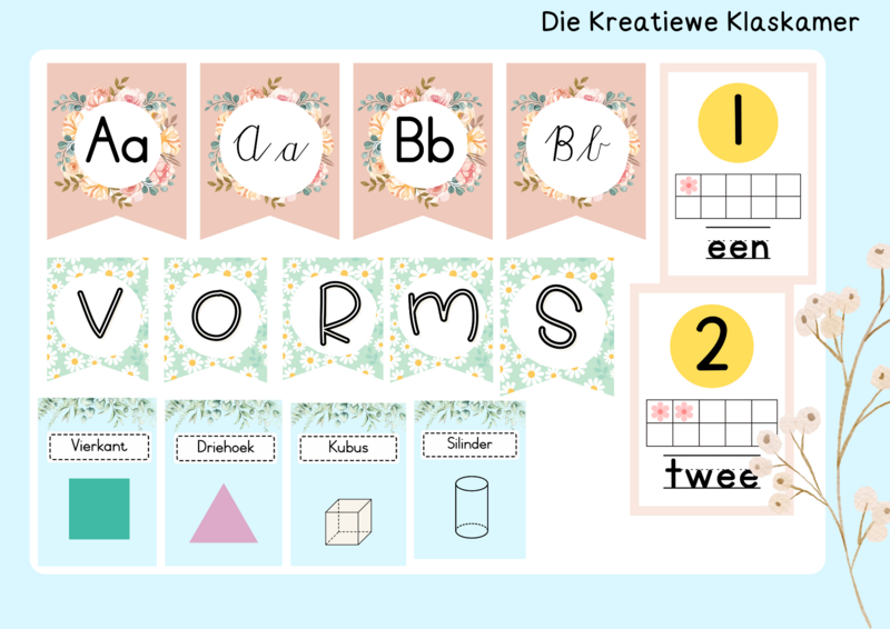 FLORAL Klaskamer Tema - Grondslagfase (Afrikaans)