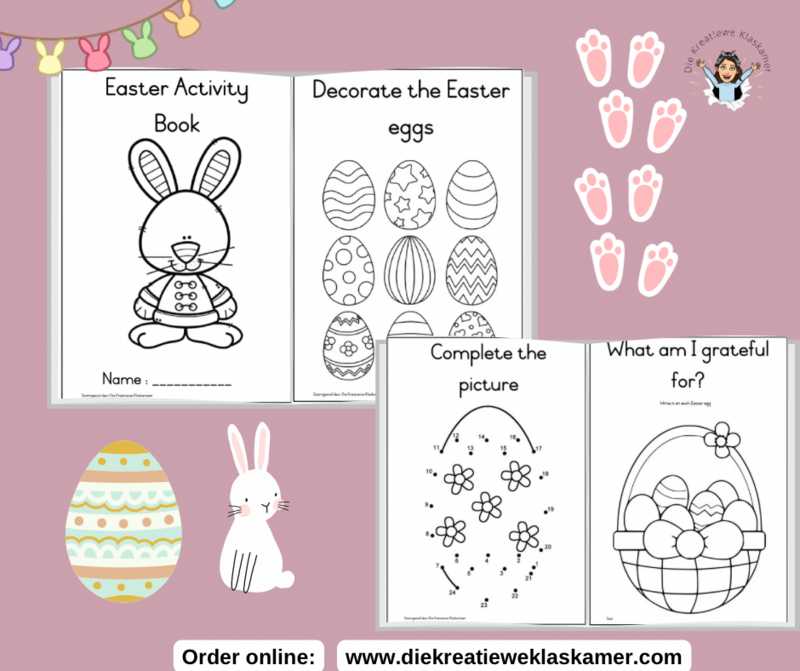 Easter Activity Book - English