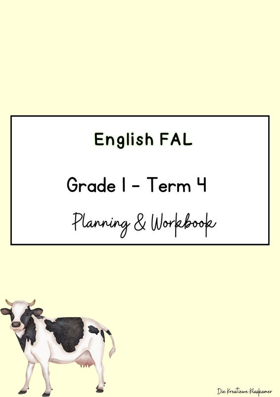 English First Additional Language Grade 1 Term 4 - Planning &amp; Workbook