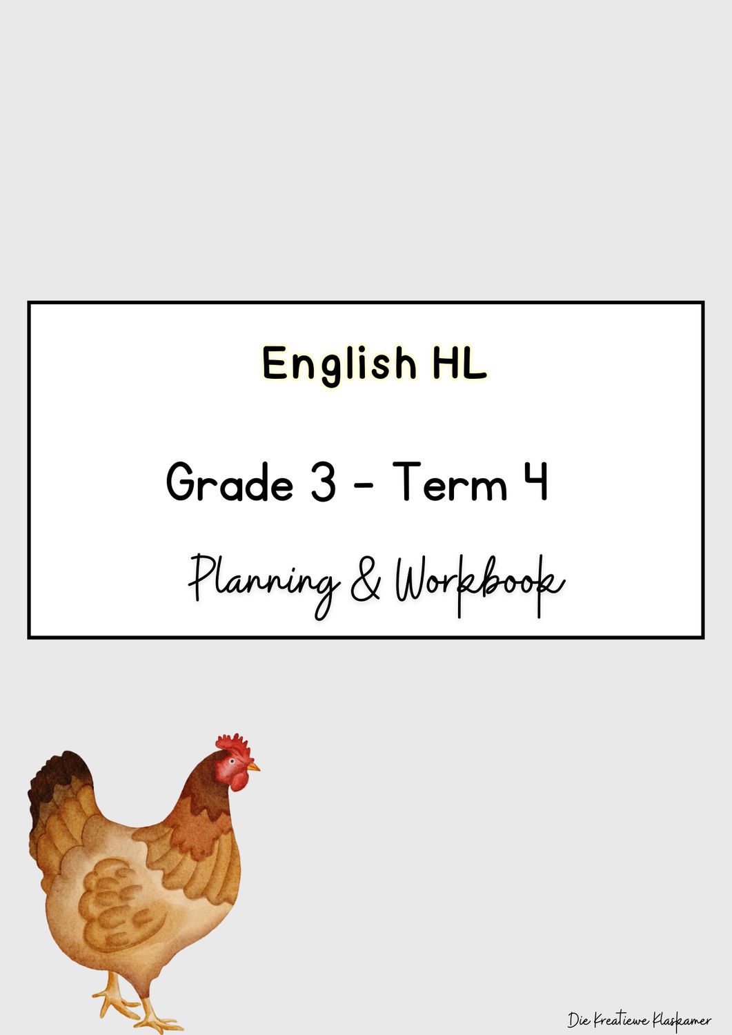 English Home Language Grade 3 Term 4 - Planning &amp; Workbook