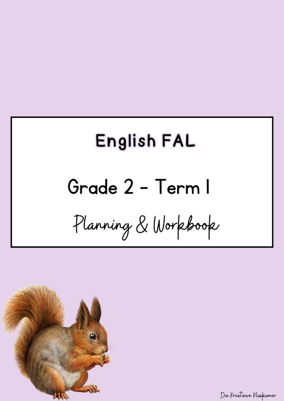 English First Additional Language Grade 1 Term 1 - Planning &amp; Workbook (2025)