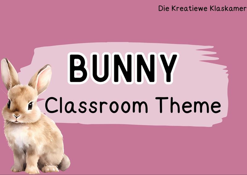 Bunny Classroom Theme (Foundation Phase) PDF