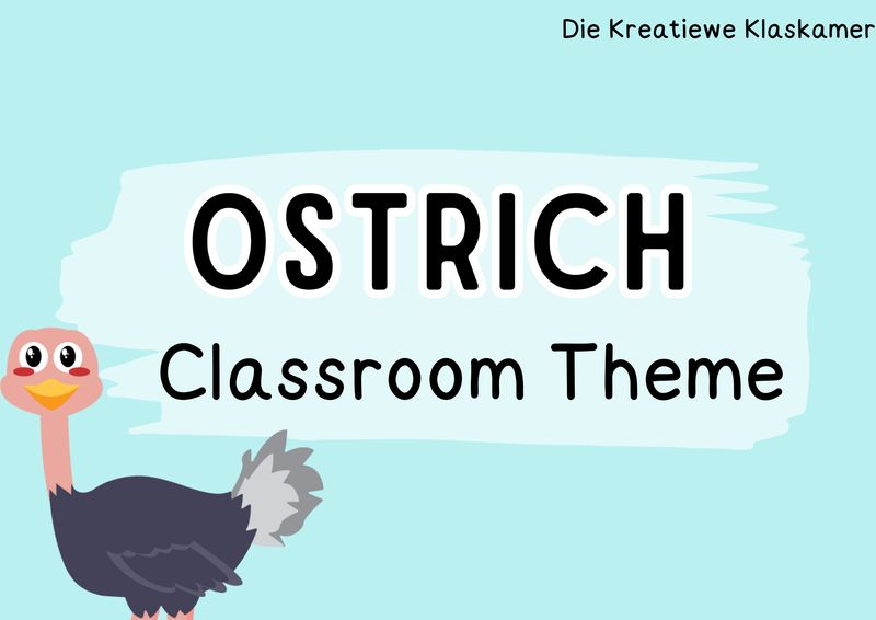 Ostrich Classroom Theme (Foundation Phase) PDF