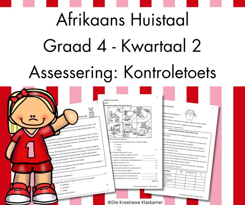 (2025) Afrikaans Huistaal Graad 4 Kwartaal 2 - Kontroletoets