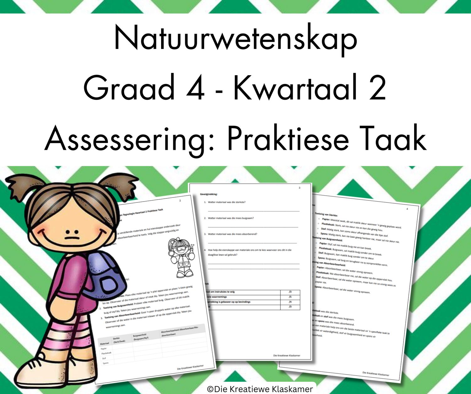 (2025) Natuurwetenskap Graad 4 Kwartaal 2 - Praktiese Taak