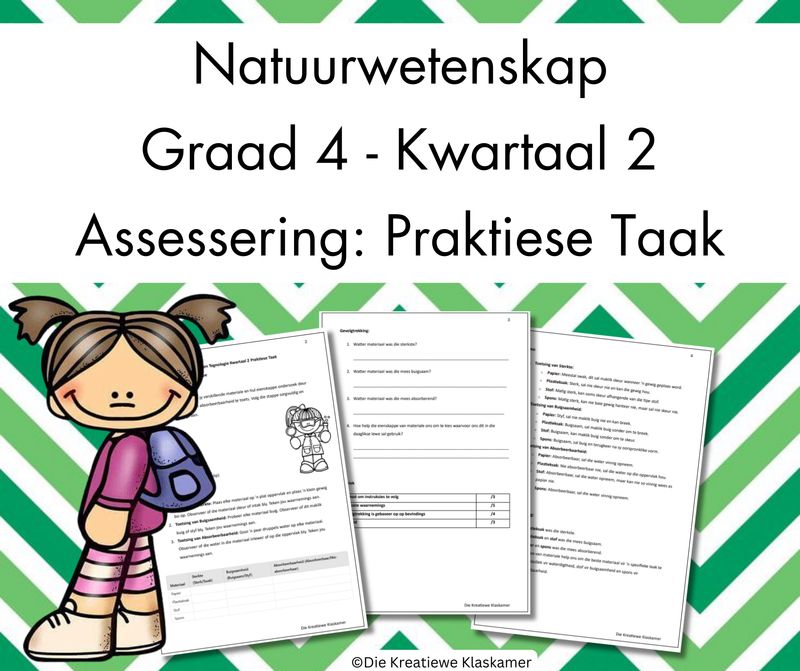 (2025) Natuurwetenskap Graad 4 Kwartaal 2 - Praktiese Taak
