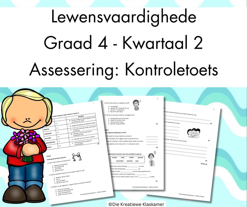 (2025) Lewensvaardighede Graad 4 Kwartaal 2 - Kontroletoets