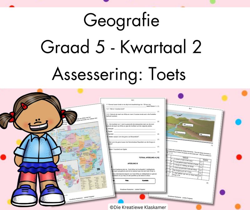 (2025) Geografie Graad 5 Kwartaal 2 - Toets