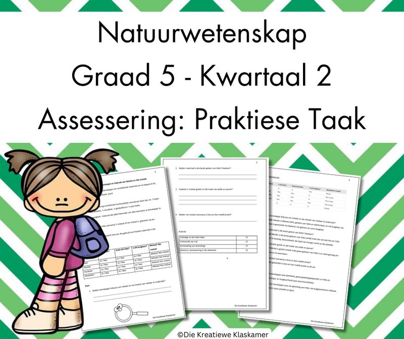 (2025) Natuurwetenskap Graad 5 Kwartaal 2 - Praktiese Taak