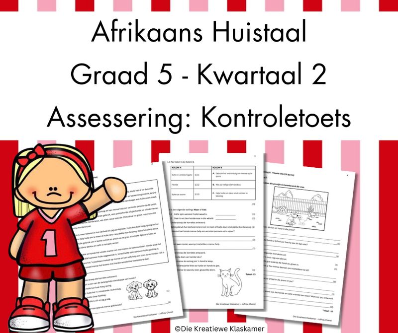 (2025) Afrikaans Huistaal Graad 5 Kwartaal 2 - Kontroletoets