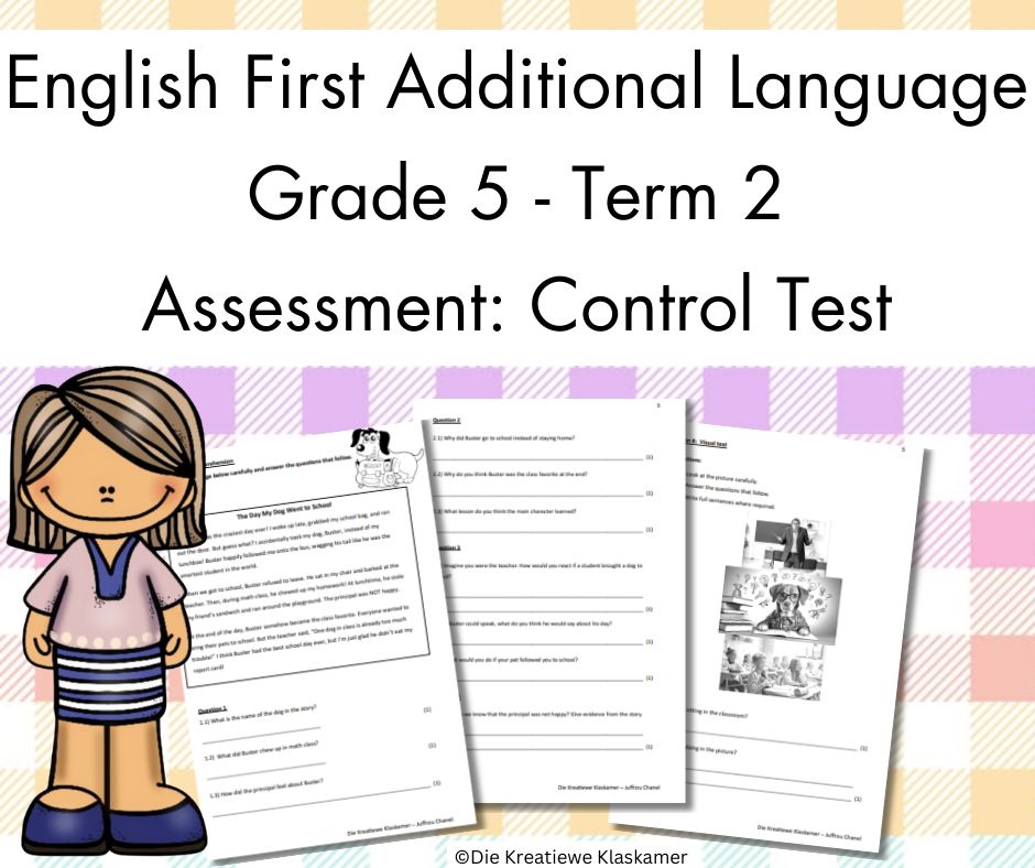 (2025) English First Additional Language Grade 5 Term 2 - Control Test