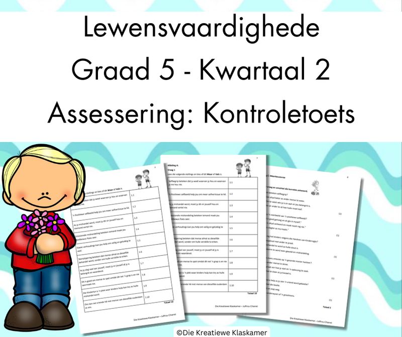(2025) Lewensvaardighede Graad 5 Kwartaal 2 - Kontroletoets