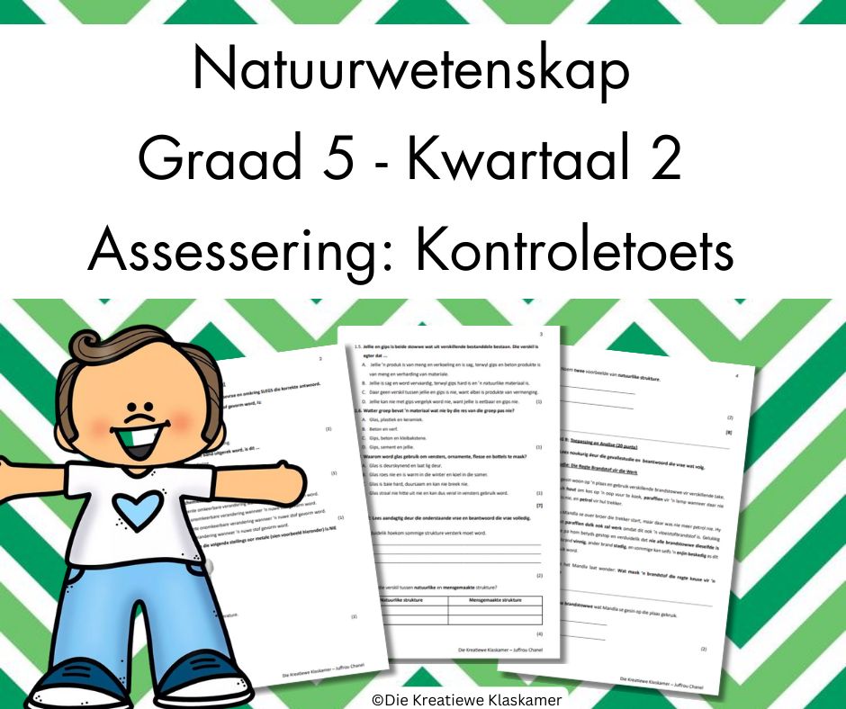 (2025) Natuurwetenskap Graad 5 Kwartaal 2 - Kontroletoets