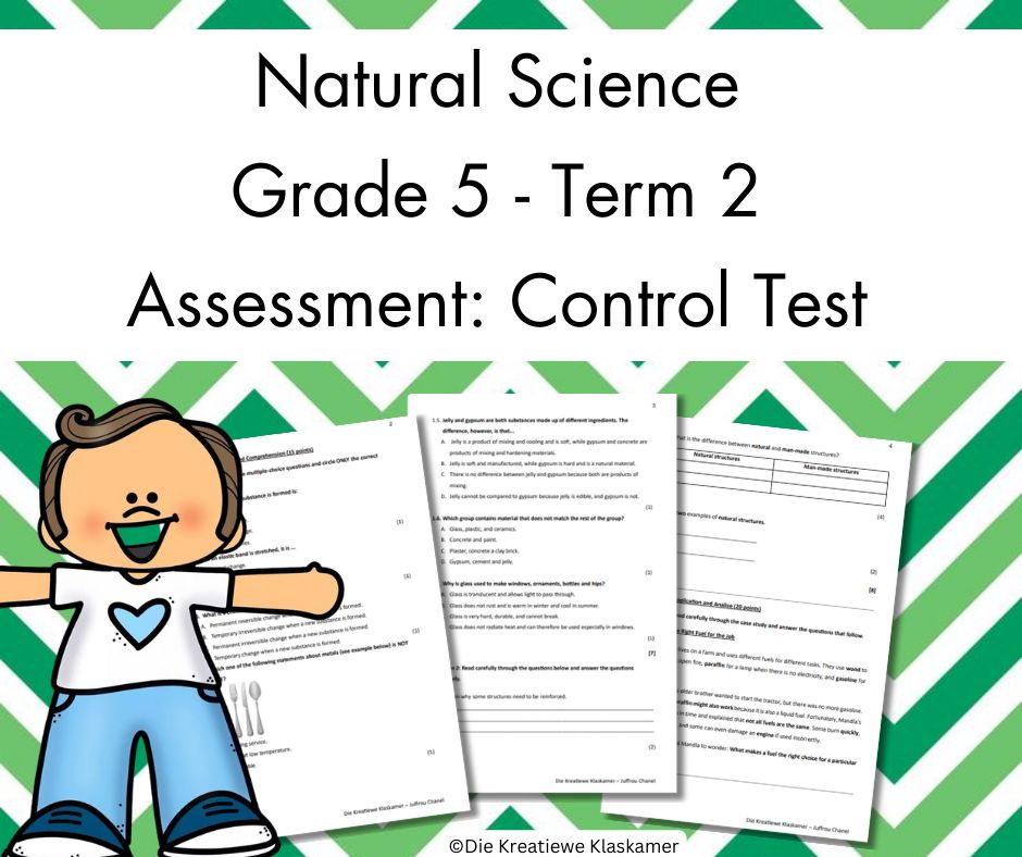 (2025) Natural Science Grade 5 Term 2 - Control Test