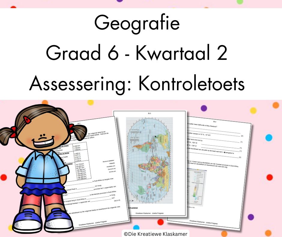 (2025) Geografie Graad 6 Kwartaal 2 - Kontroletoets