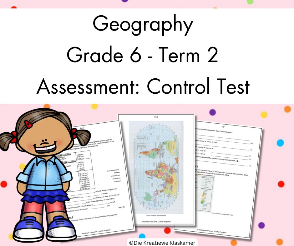 (2025) Geography Grade 6 Term 2 - Control Test