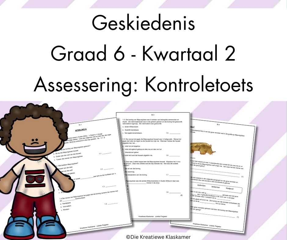(2025) Geskiedenis Graad 6 Kwartaal 2 - Kontroletoets
