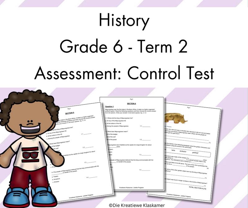 (2025) History Grade 6 Term 2 - Control Test