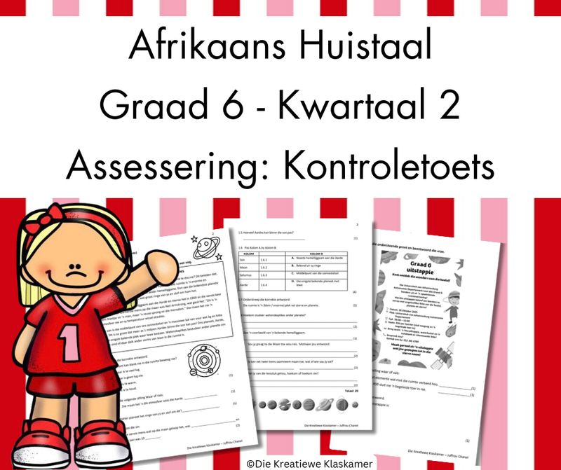 (2025) Afrikaans Huistaal Graad 6 Kwartaal 2 - Kontroletoets