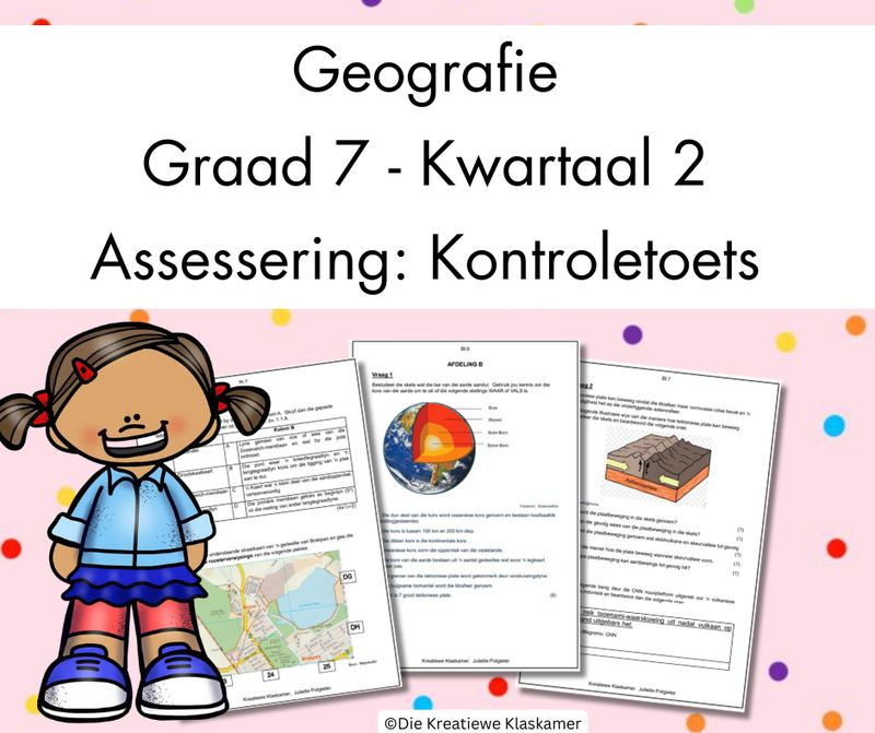 (2025) Geografie Graad 7 Kwartaal 2 - Kontroletoets