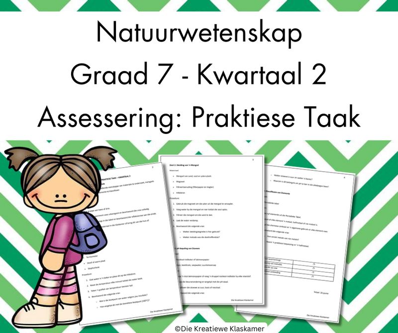 (2025) Natuurwetenskap Graad 7 Kwartaal 2 - Praktiese Taak