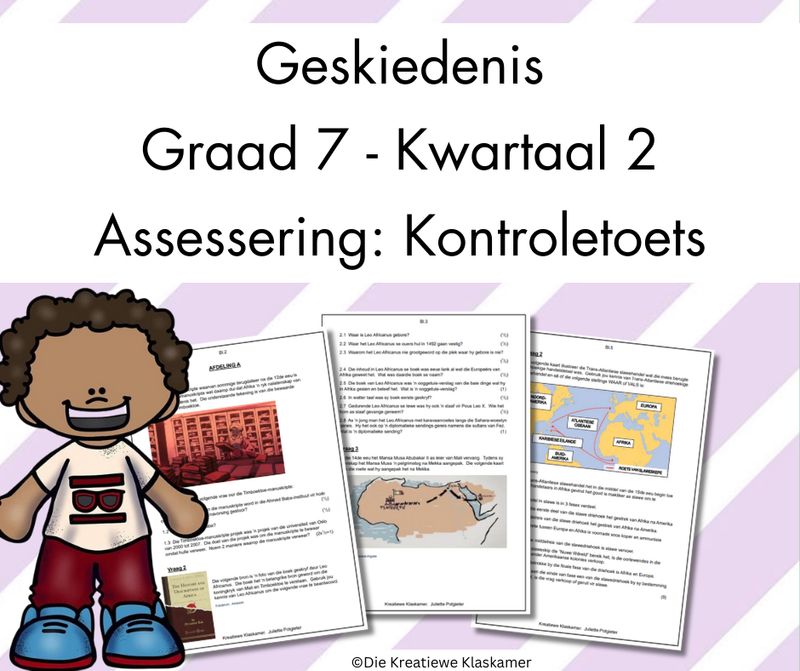 (2025) Geskiedenis Graad 7 Kwartaal 2 - Kontroletoets