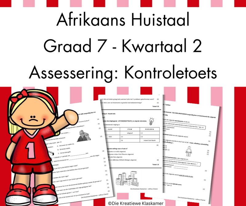(2025) Afrikaans Huistaal Graad 7 Kwartaal 2 - Kontroletoets