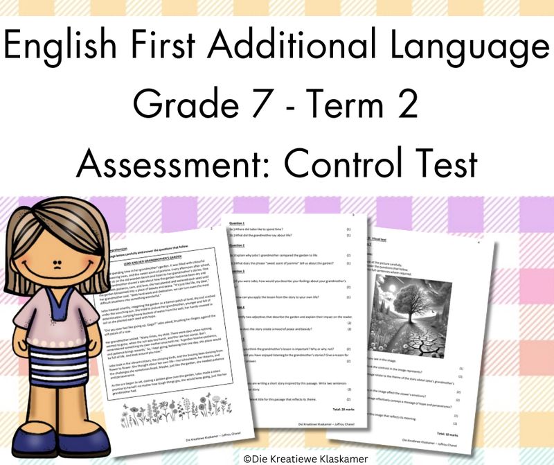 (2025) English First Additional Language Grade 7 Term 2 - Control Test