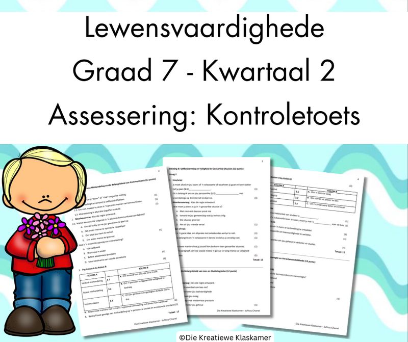 (2025) Lewensvaardighede Graad 7 Kwartaal 2 - Kontroletoets