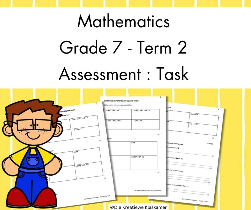 (2025) Mathematics Grade 7 Term 2 - Task