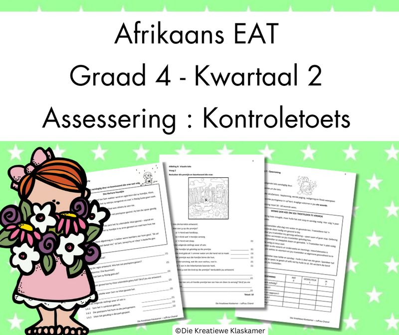 (2025) Afrikaans Eerste Addisionele Taal Graad 4 Kwartaal 2 - Kontroletoets