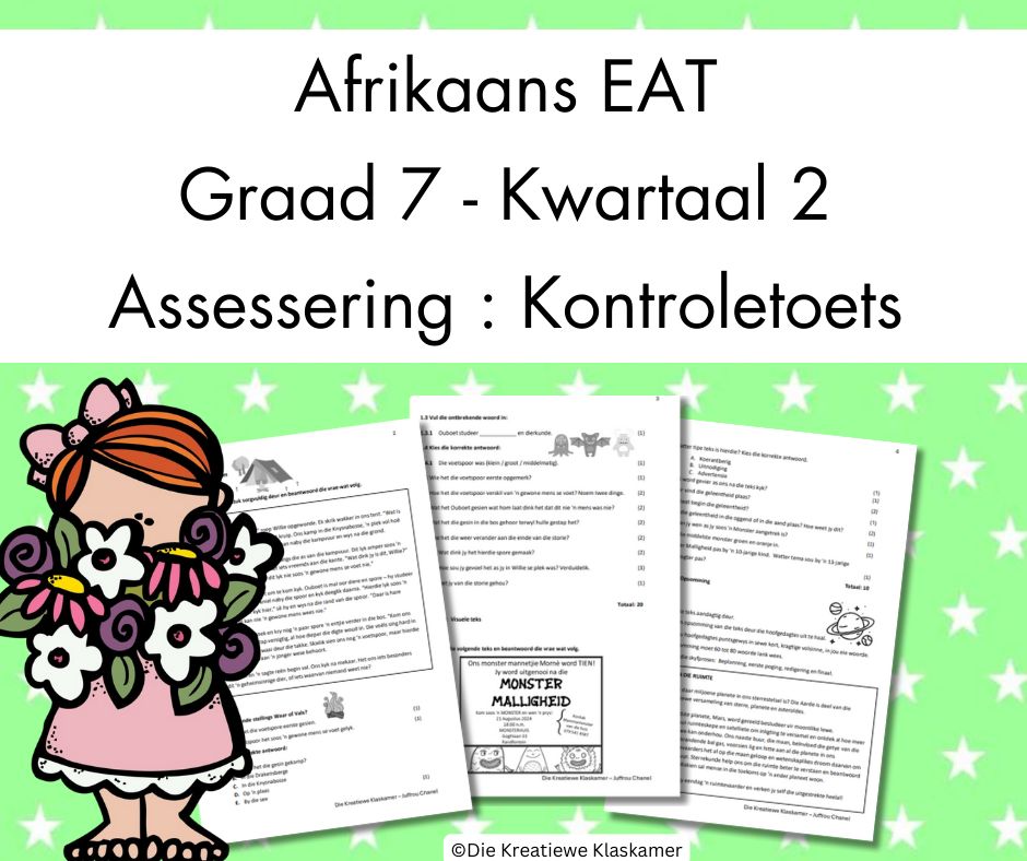 (2025) Afrikaans Eerste Addisionele Taal Graad 7 Kwartaal 2 - Kontroletoets