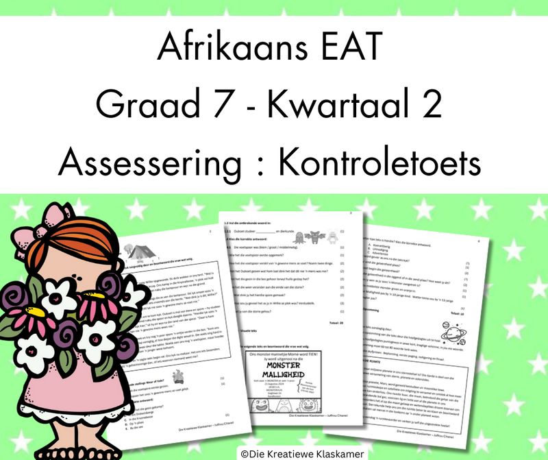 (2025) Afrikaans Eerste Addisionele Taal Graad 7 Kwartaal 2 - Kontroletoets