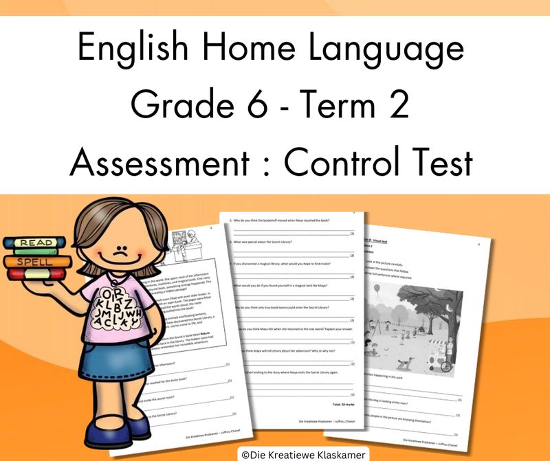 (2025) English Home Language Grade 6 Term 2 - Control Test