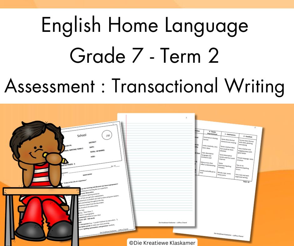 (2025) English Home Language Grade 7 Term 2 - Transactional Writing