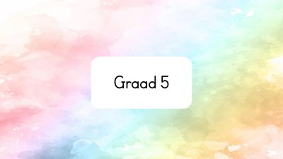Graad 5