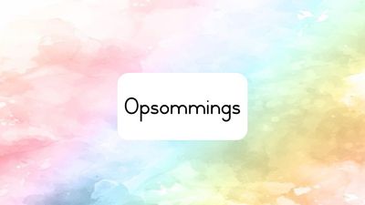 Opsommings