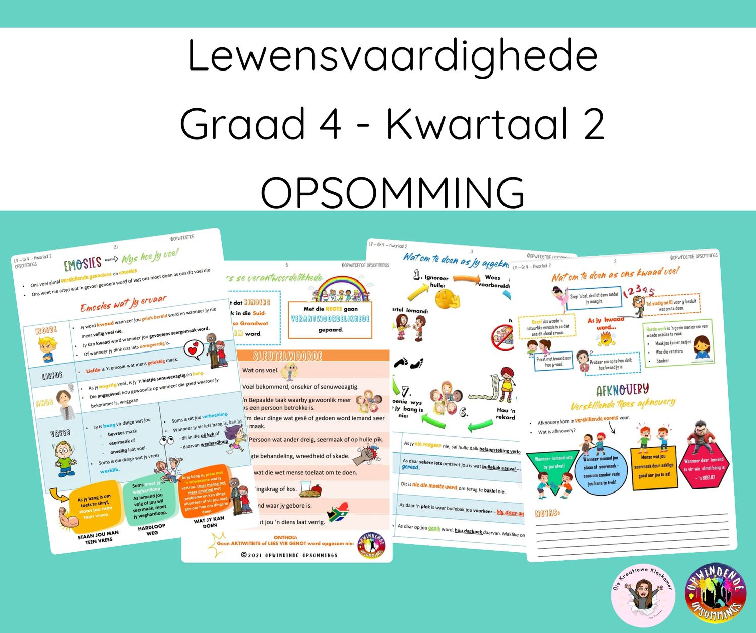 Lewensvaardighede Graad 4 Kwartaal 2 - Opsomming