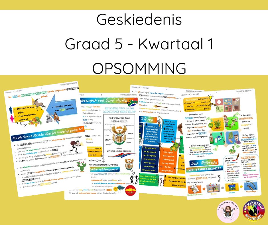 Geskiedenis Graad 5 Kwartaal 1 - Opsomming