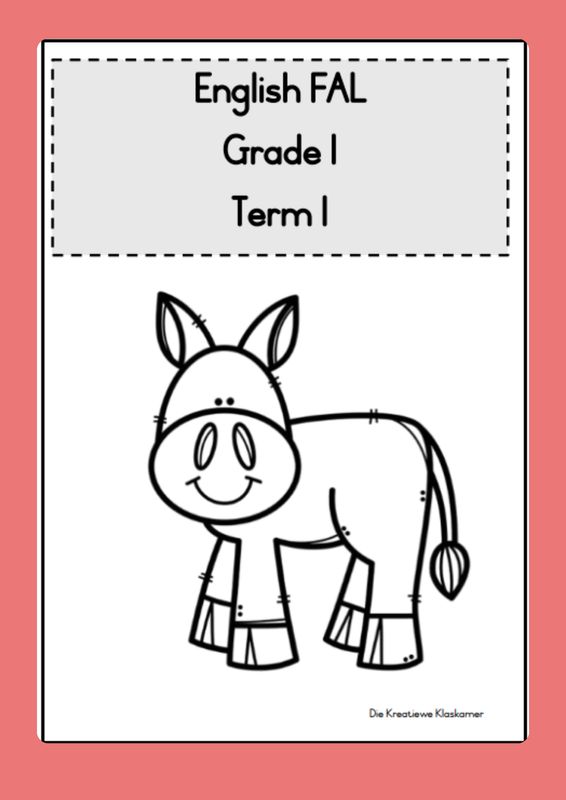 English First Additional Language Grade 1 Term 1 - Planning &amp; Workbook (2026)
