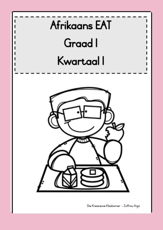 Afrikaans Eerste Addisionele Taal Graad 1 Kwartaal 1 - Beplanning &amp; Werkboek (2026)