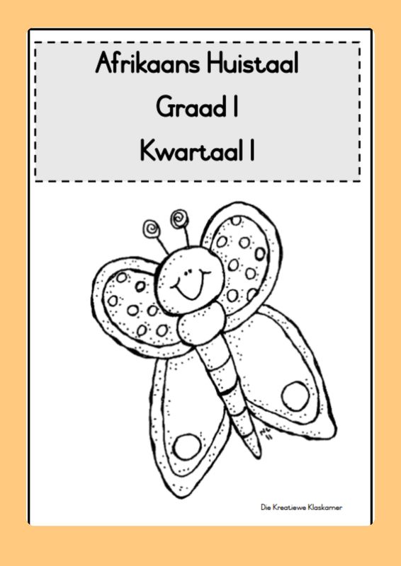 Afrikaans Huistaal Graad 1 Kwartaal 1 - Beplanning &amp; Werkboek (2026)