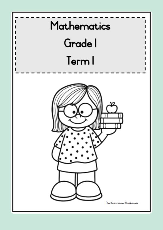 Mathematics Grade 1 Term 1 - Planning &amp; Workbook (2026)
