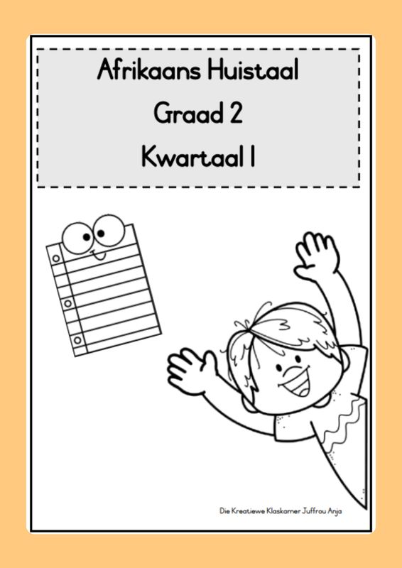 Afrikaans Huistaal Graad 2 Kwartaal 1 - Beplanning &amp; Werkboek (2026)