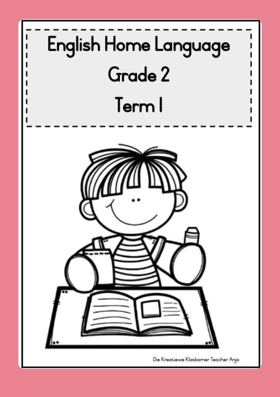 English Home Language Grade 2 Term 1 - Planning and Workbook (2026)