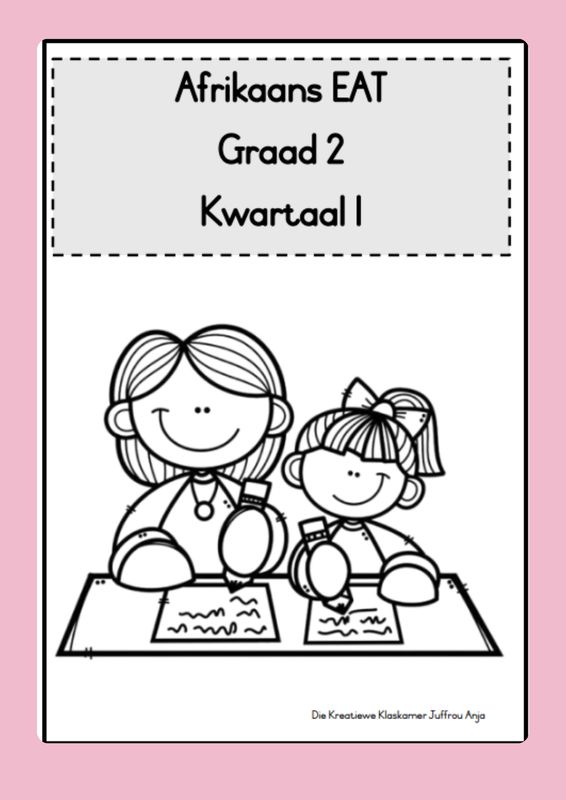 Afrikaans Eerste Addisionele Taal Graad 2 Kwartaal 1 - Beplanning &amp; Werkboekie (2026)